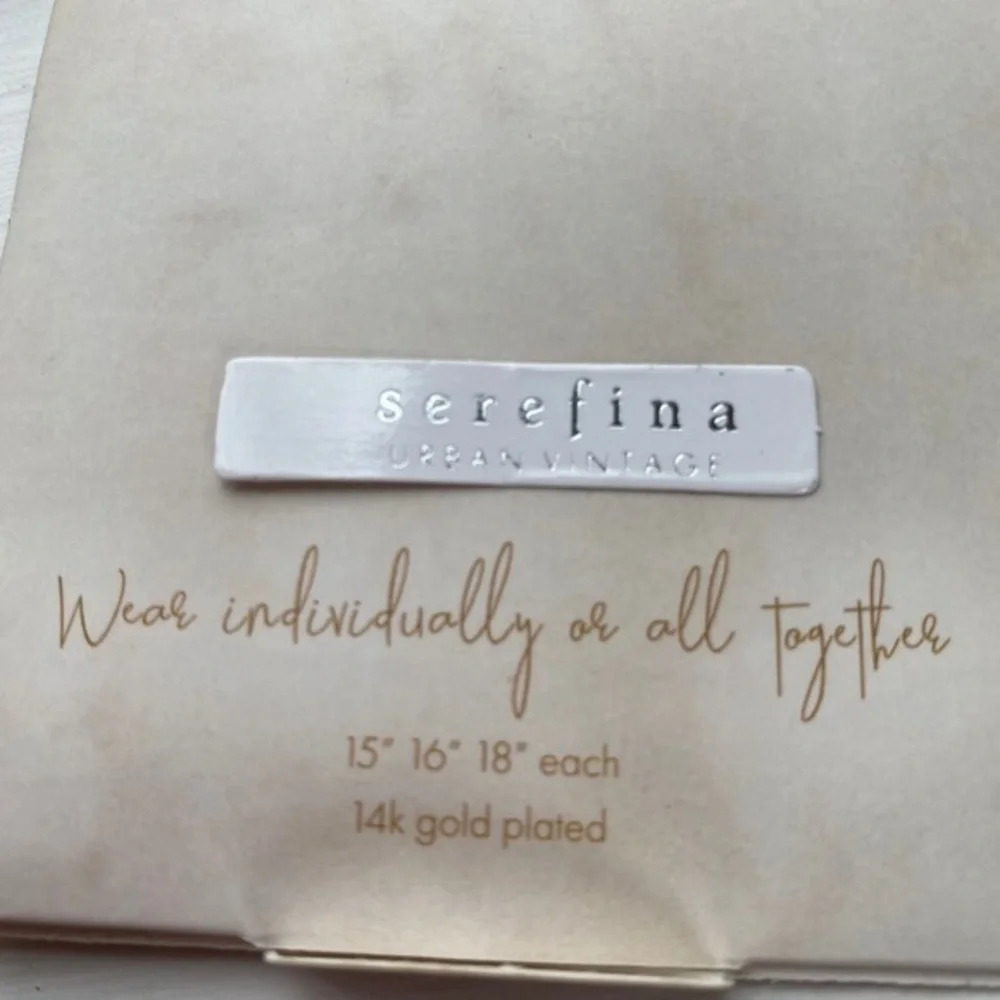 Anthropologie Serefina Delicate Necklace Set - Picture 4 of 4